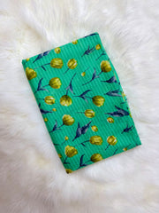 Teal Tulip Charm 2PC