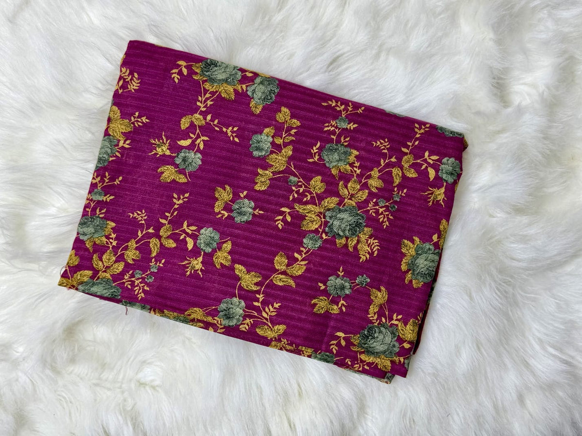 Crimson Floral Lawn 2PC