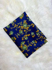 Royal Blue Floral Luxe 2PC