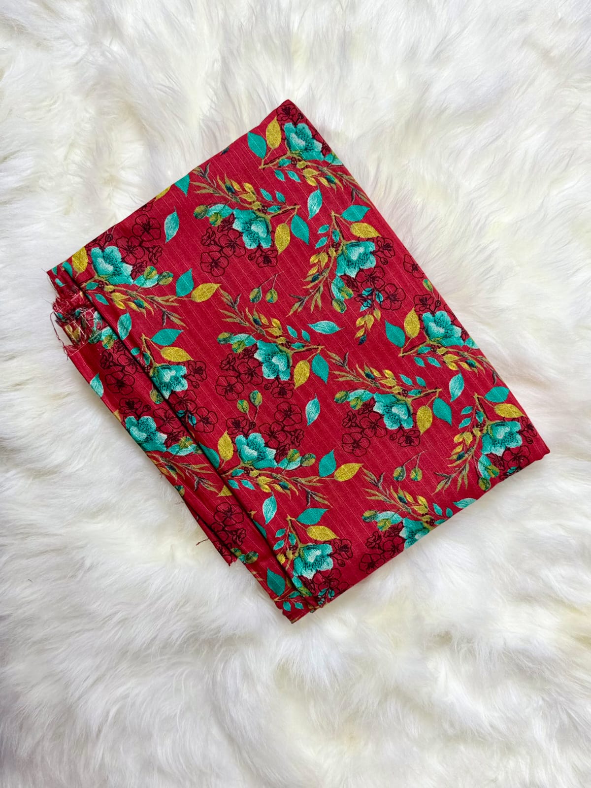 Ruby Floral Charm 2PC