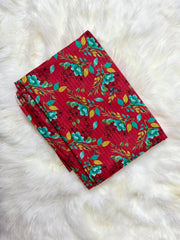 Ruby Floral Charm 2PC