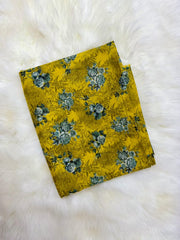Mustard Floral Charm 2PC