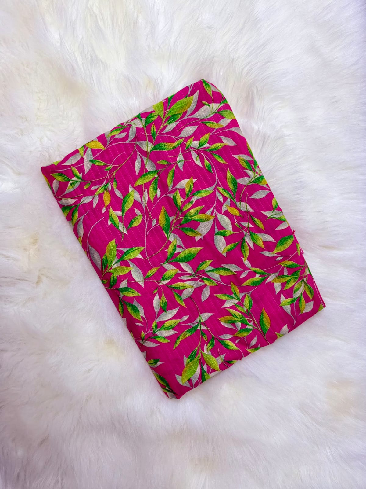 Hot Pink Leaf Luxe 2PC