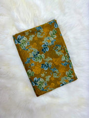 Mustard Blue Floral Luxe 2PC