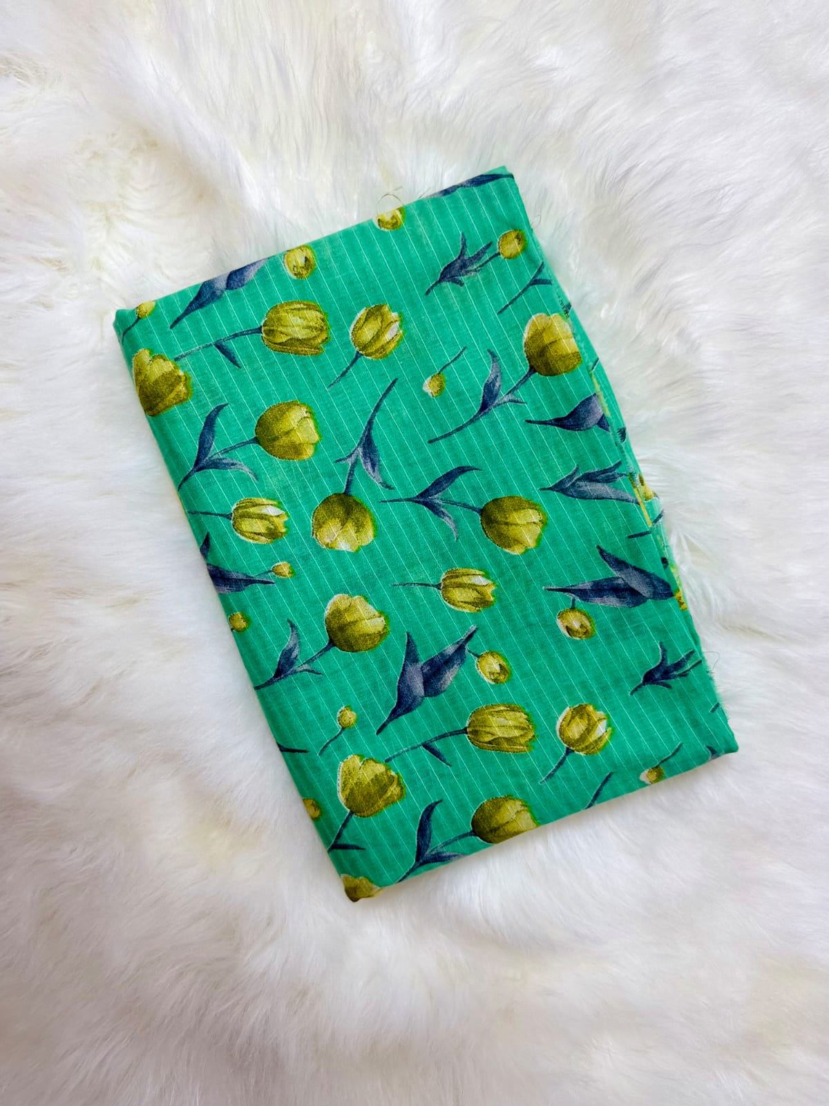 Teal Tulip Charm 2PC